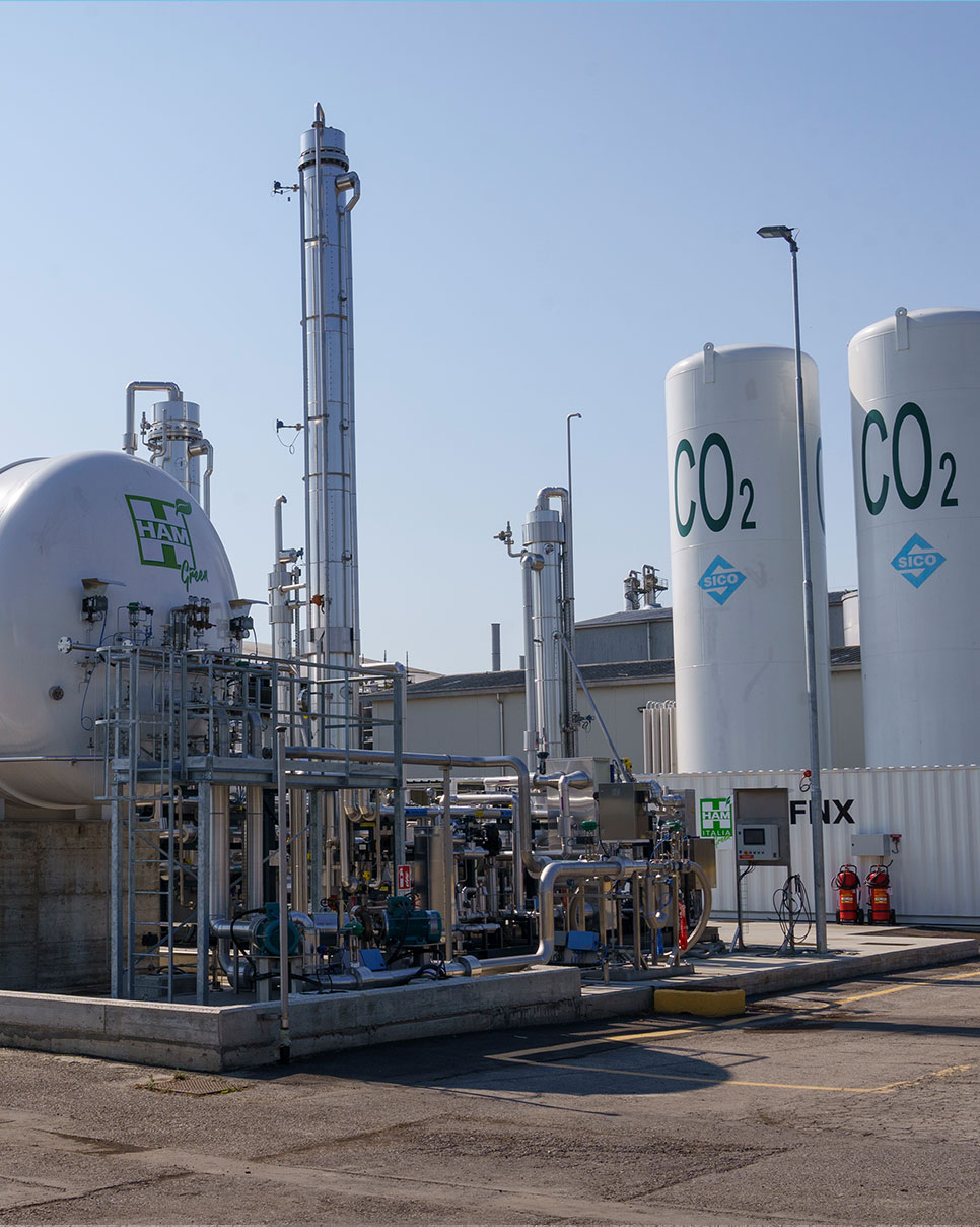 Impianto liquefazione biometano